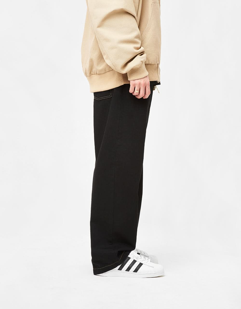 Carhartt WIP Brandon Pant - Black (Rinsed)