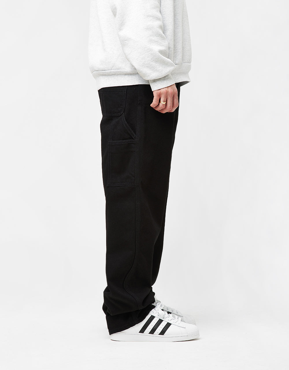 Carhartt WIP Single Knee Pant - Black (Rinsed)