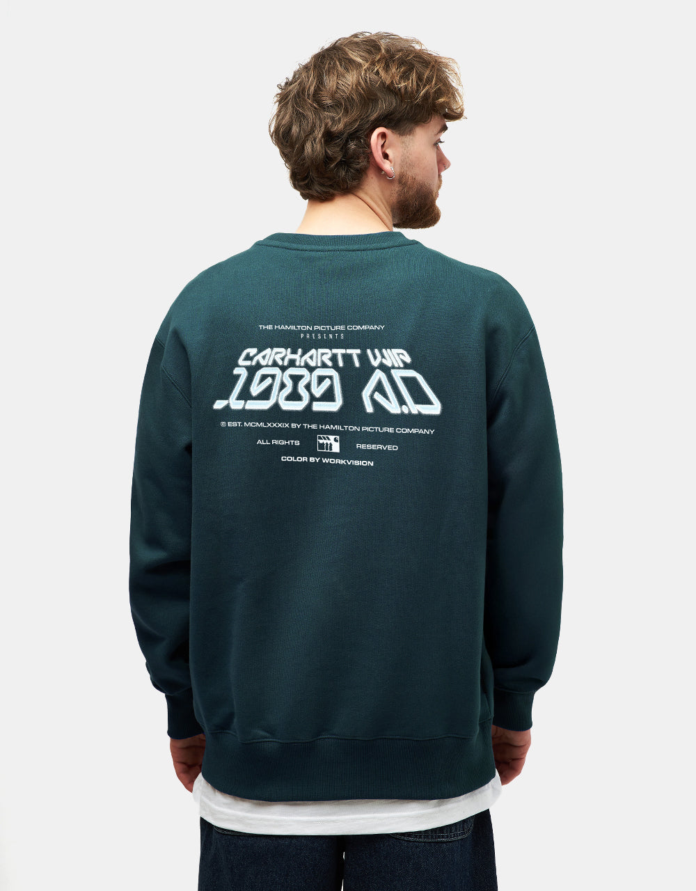 Carhartt WIP Greatest Flicks Sweatshirt - Deep Lagoon