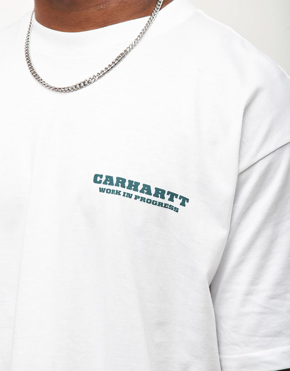 Carhartt WIP Runaway T-Shirt - White/Malachite