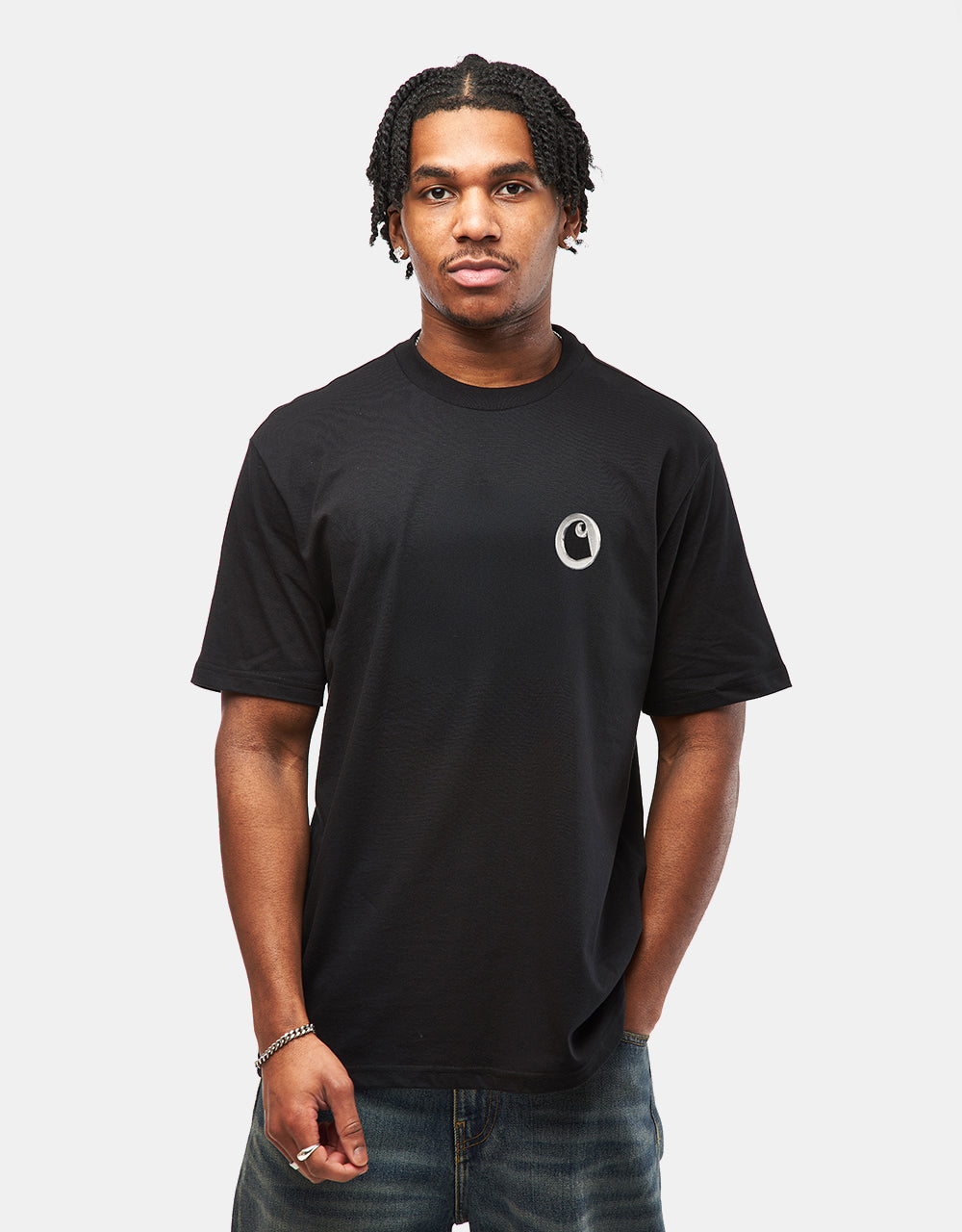 Carhartt WIP Linked Charms T-Shirt - Black/Silver