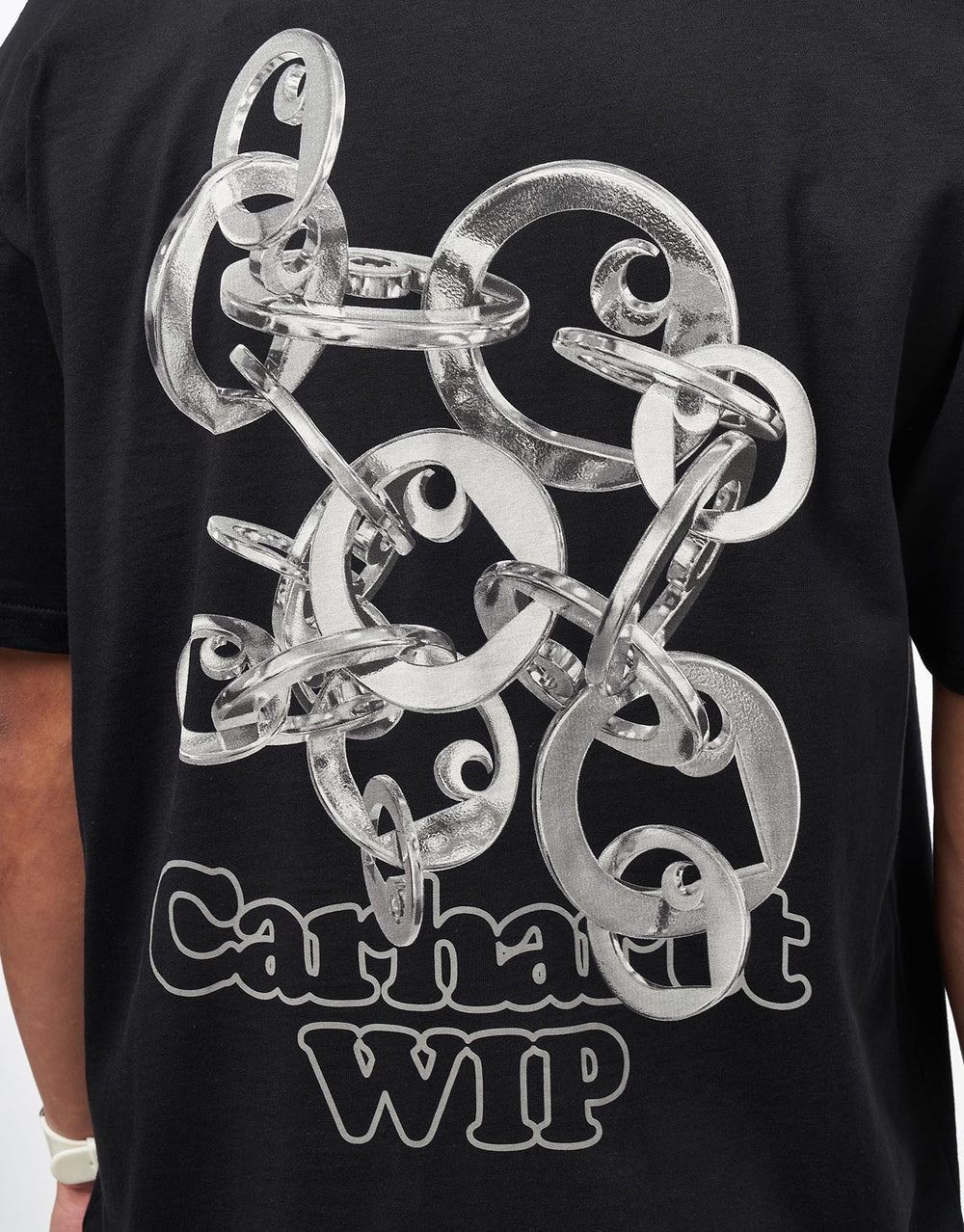 Carhartt WIP Linked Charms T-Shirt - Black/Silver