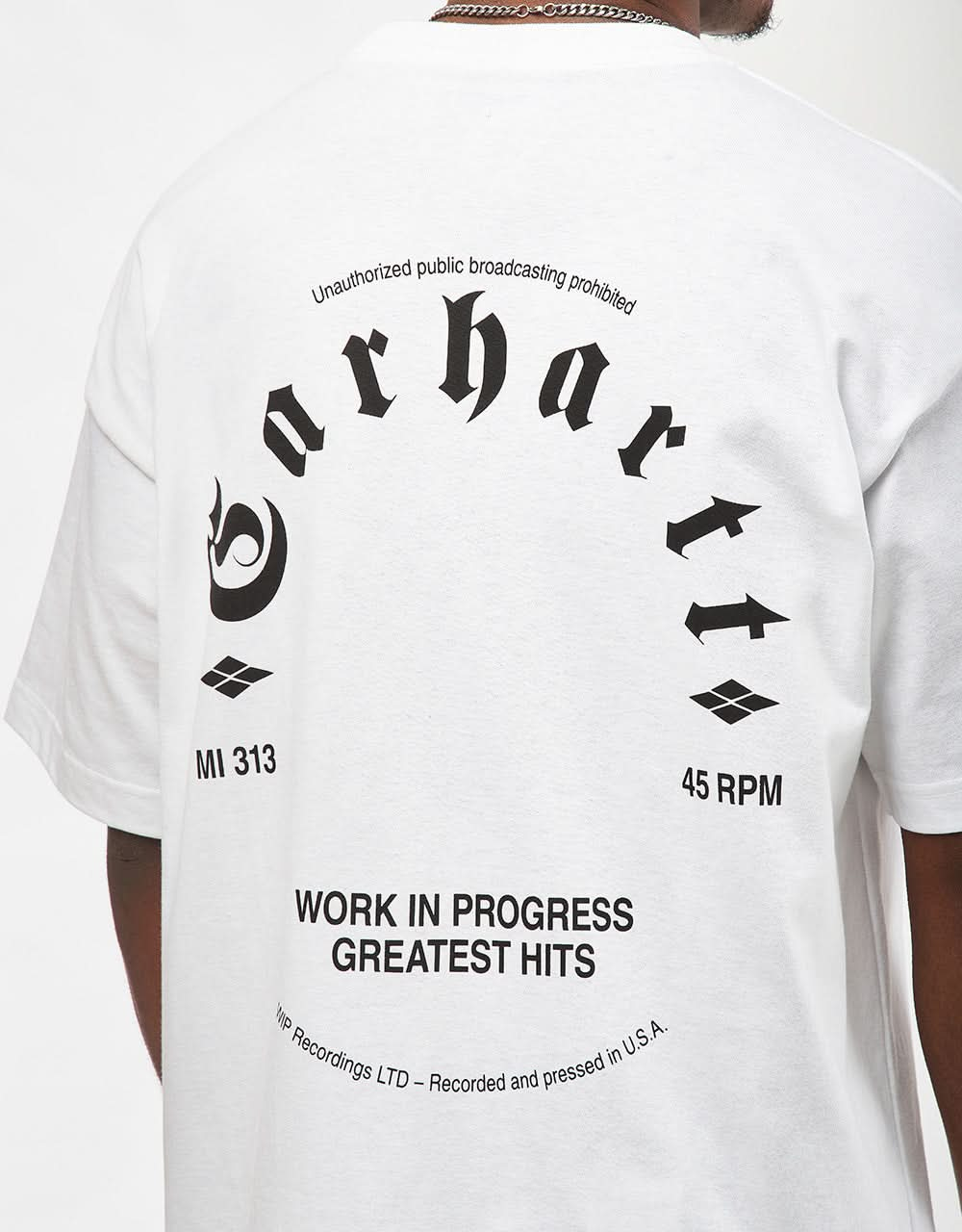 Carhartt WIP Greatest Hits T-Shirt - White/Black