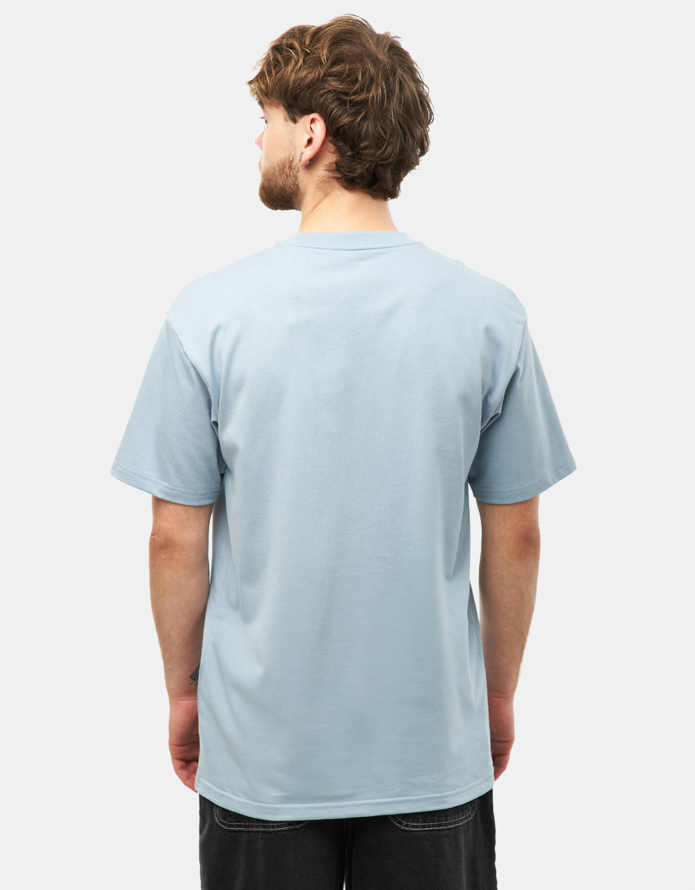 Carhartt WIP Chase T-Shirt - Frosted Blue/Gold