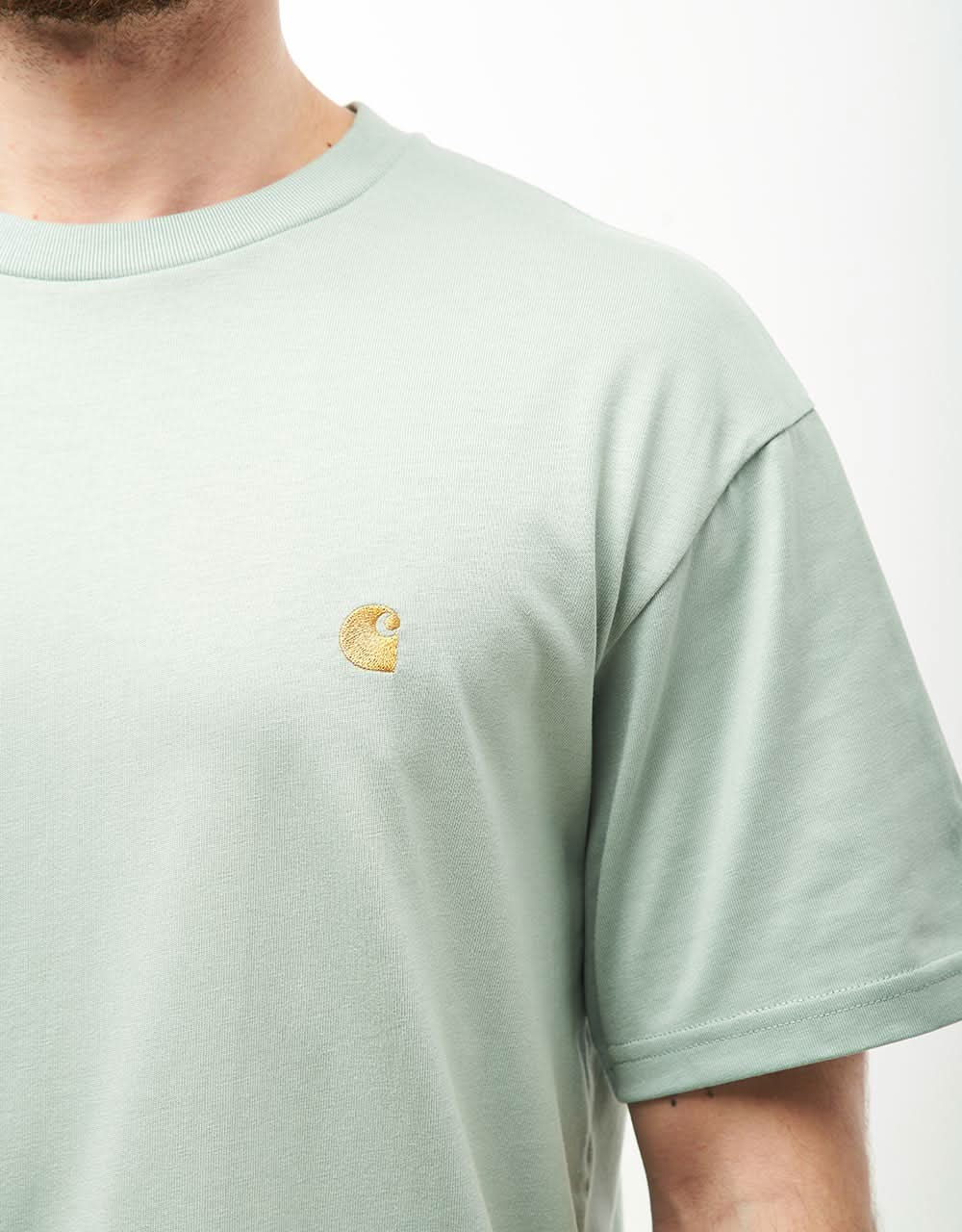 Carhartt WIP Chase T-Shirt - Frosted Green/Gold