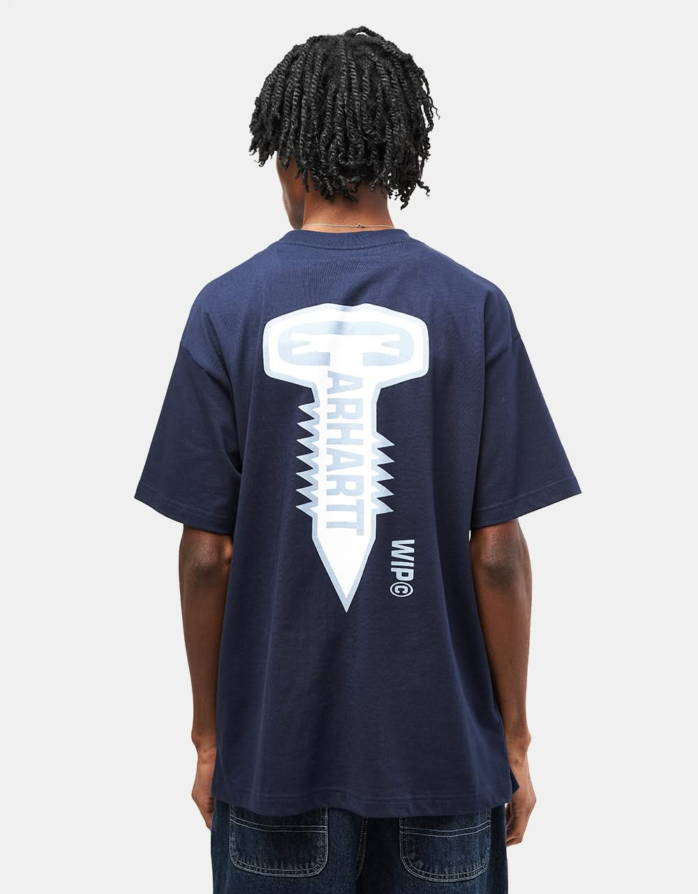 Carhartt WIP Cross Screw T-Shirt - Air Force Blue