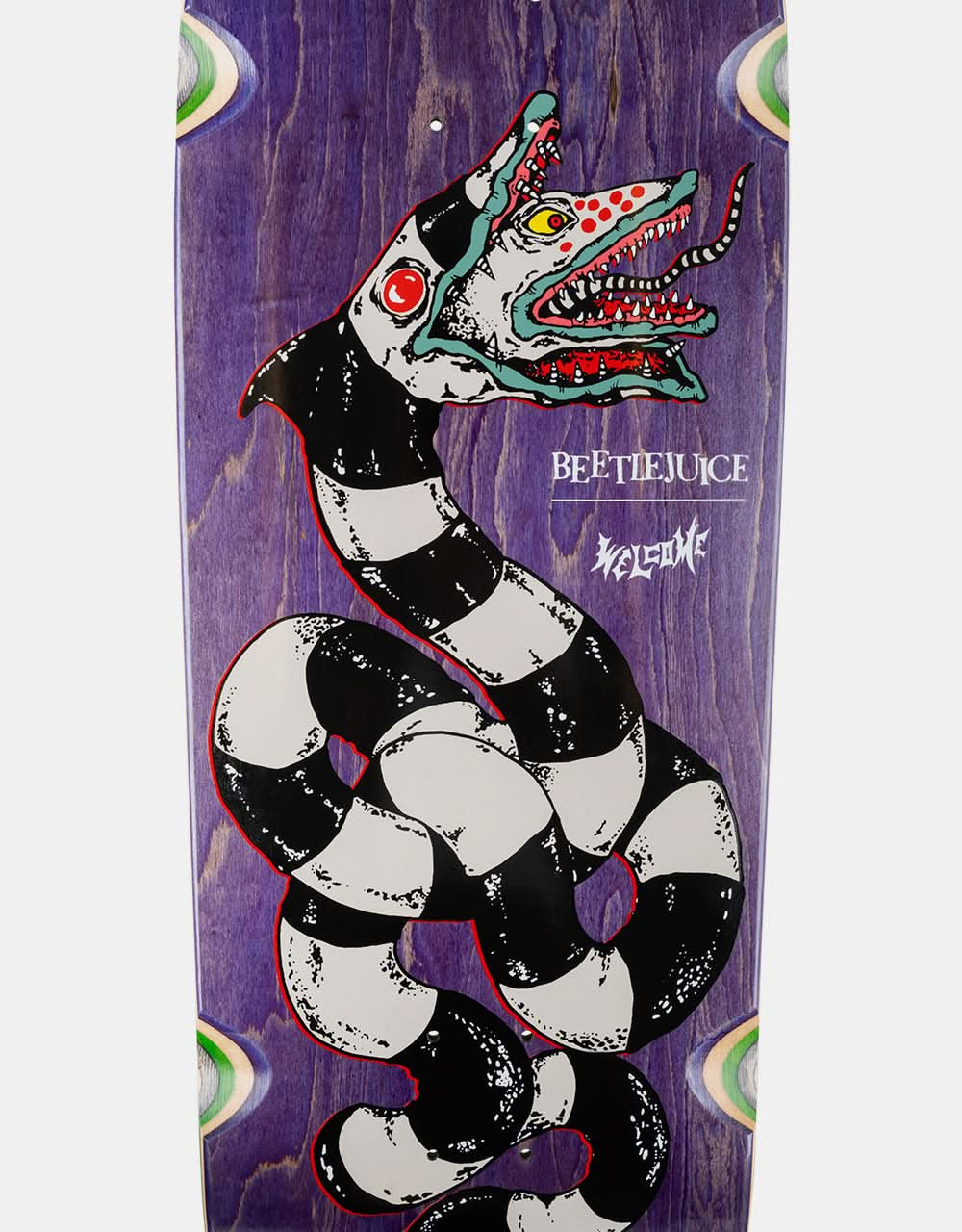 Welcome x Beetlejuice Sandworm on Magic Bullet 2.1 Skateboard Deck - 10.5"