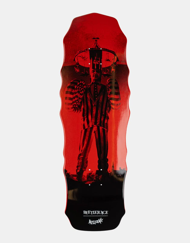 Welcome x Beetlejuice Carousel on Widow Skateboard Deck - 10"