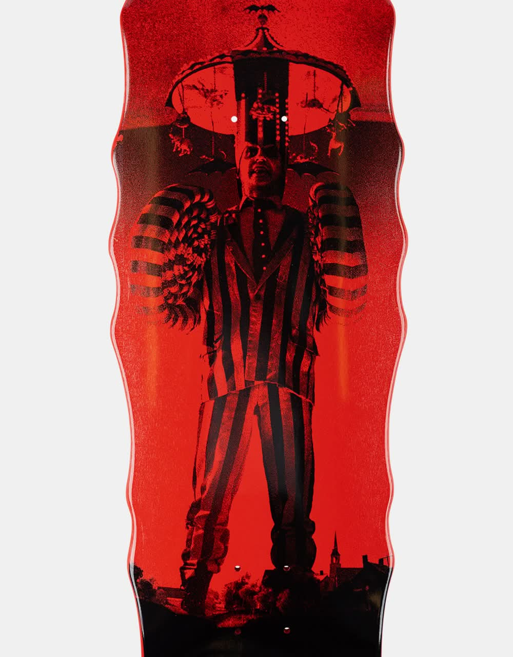 Welcome x Beetlejuice Carousel on Widow Skateboard Deck - 10"