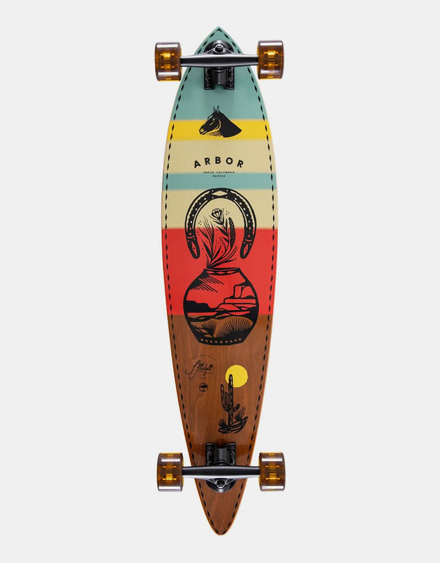 Arbor x Jess Mudget Fish Longboard - 37" x 8.5"