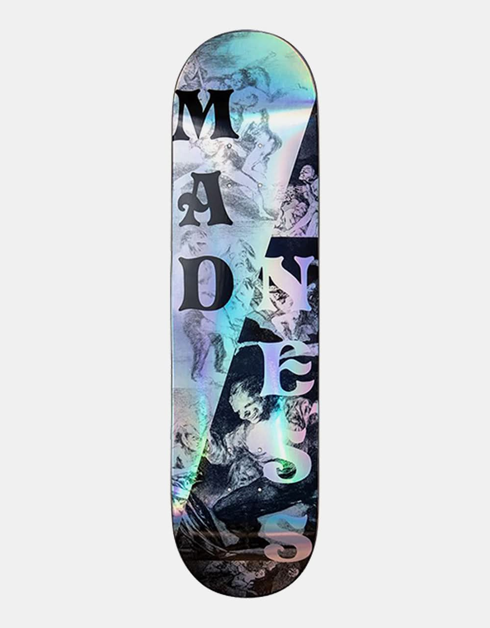 Madness Split Overlap Holo R7 Skateboard Deck - 8"