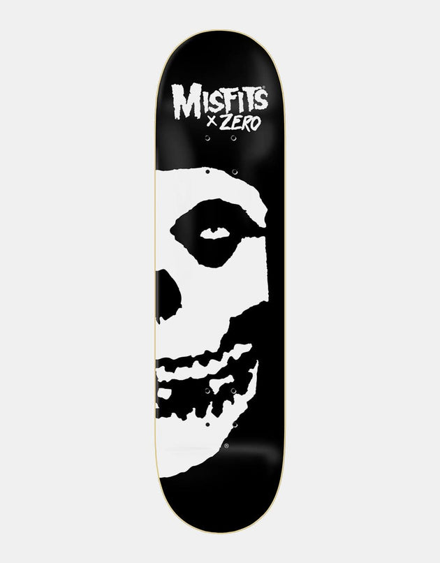 Zero x Misfits Fiend Skull Right Skateboard Deck - 8.25"