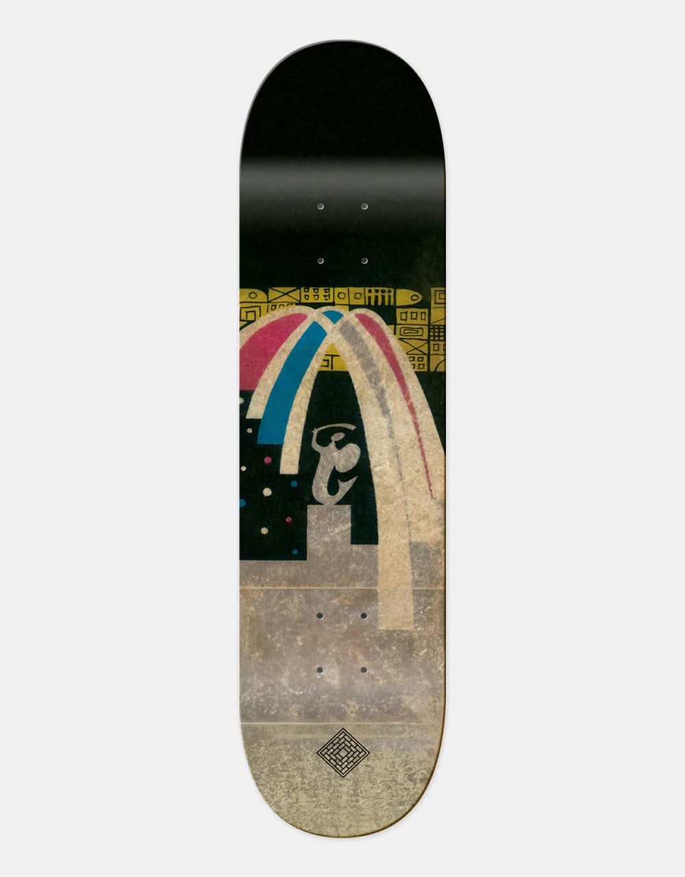 The National Skateboard Co. Midnight HC Skateboard Deck - 8.25"