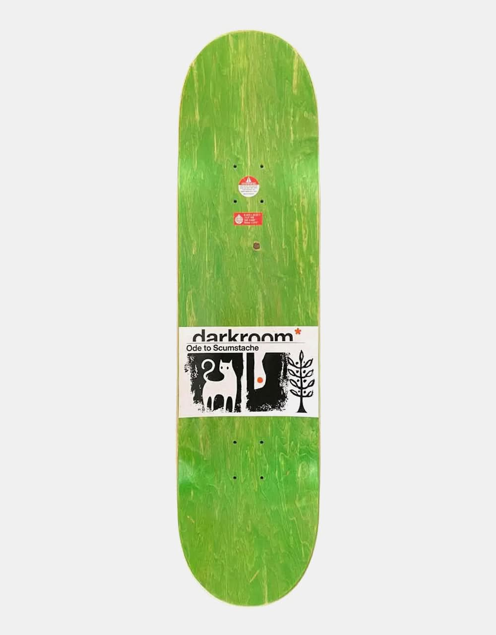 Darkroom Scumstache Skateboard Deck - 8.625"