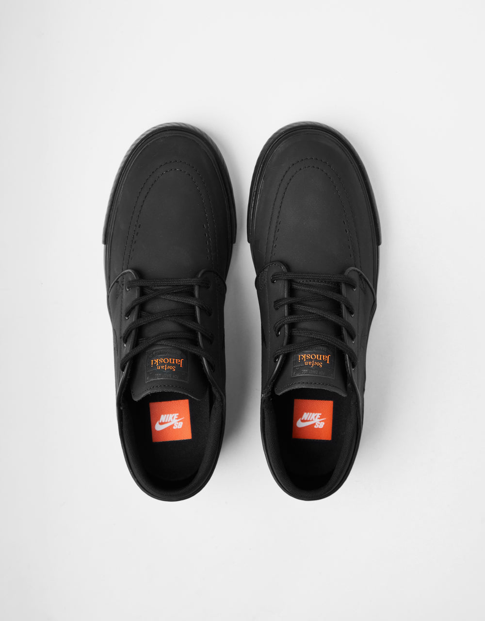 Nike SB 'Orange Label' Zoom Janoski OG+ ISO Skate Shoes - Black/Black-Black-Black-Anthracite-Safety Orange