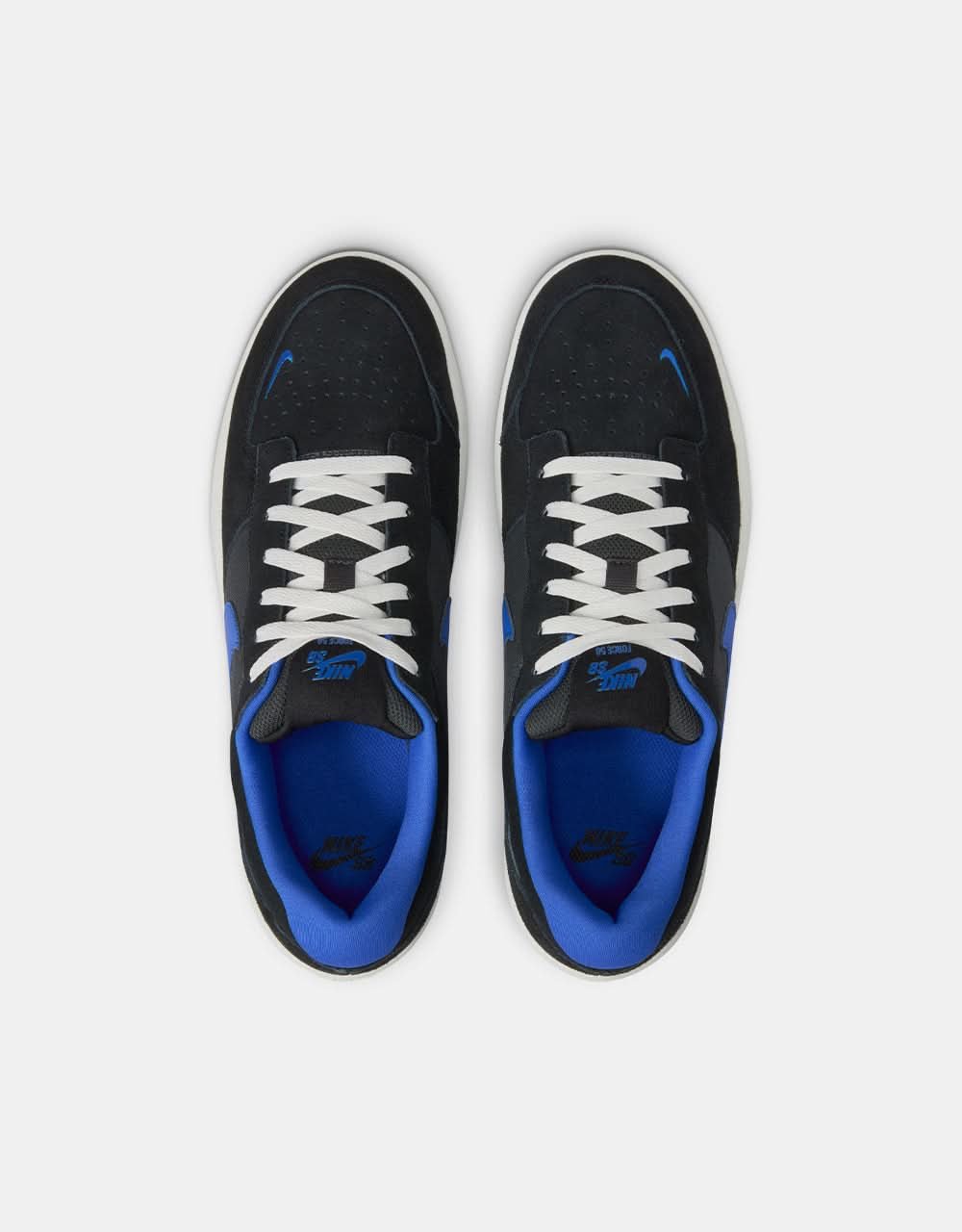 Nike SB Force 58 Skate Shoes - Black/Hyper Royal-Anthracite-Summit White