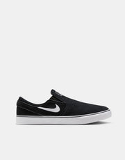 Nike SB Janoski+ Slip Skate Shoes - Black/White-Black-Black-White