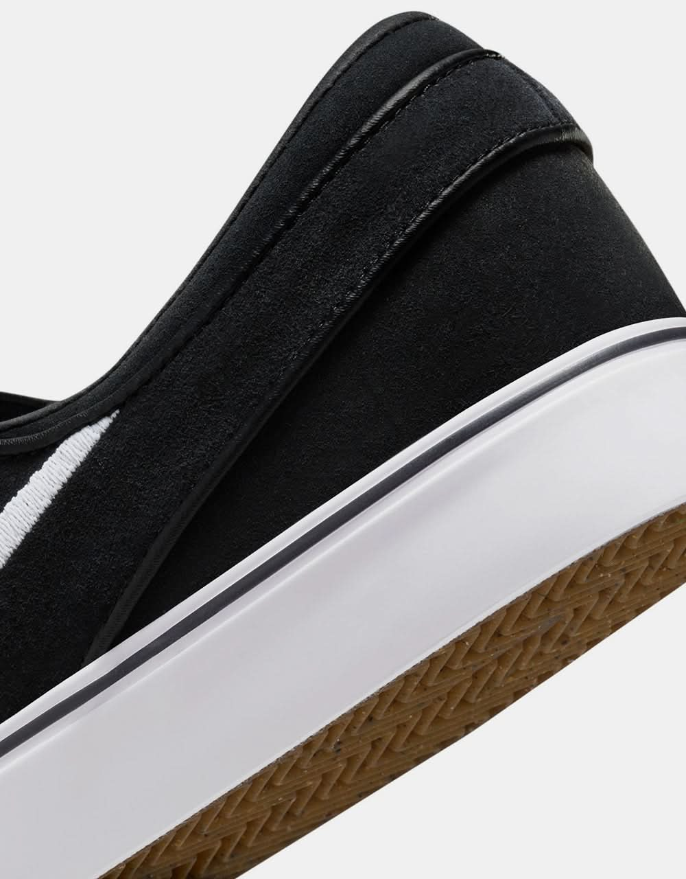 Nike SB Janoski+ Slip Skate Shoes - Black/White-Black-Black-White