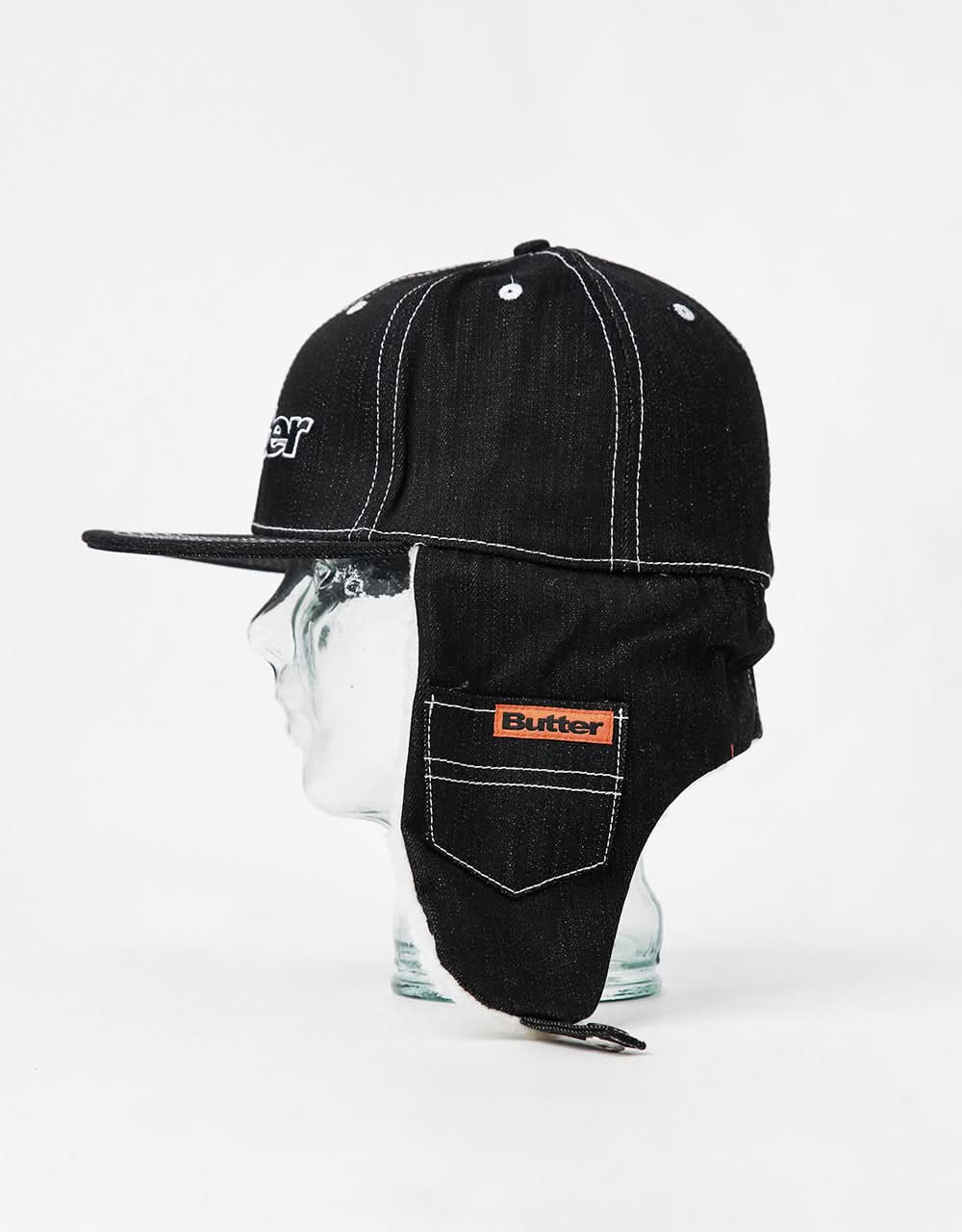 Butter Goods x Adilson Pedro Flap Cap - Black