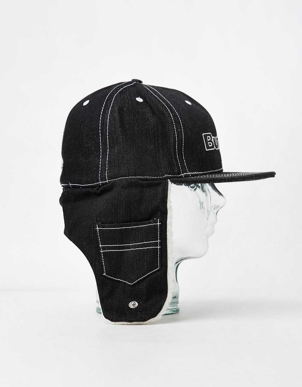 Butter Goods x Adilson Pedro Flap Cap - Black