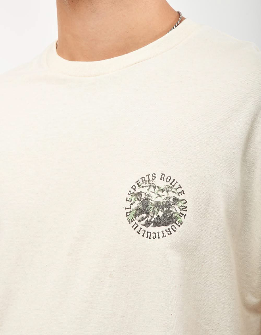 Route One Grass Is Greener T-Shirt - Natural