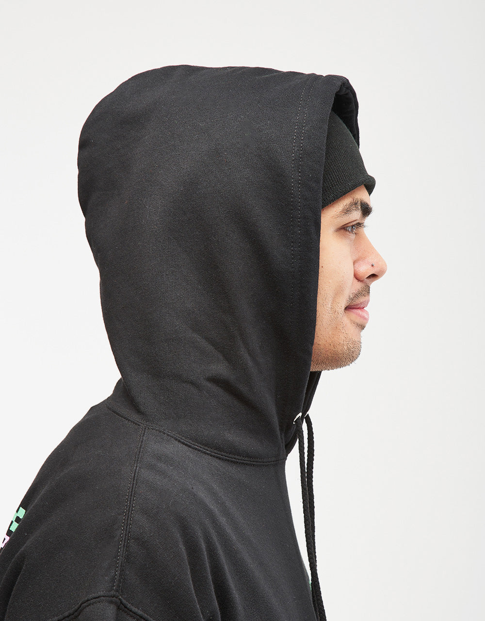 Route One Eighteez Pullover Hoodie - Deep Black