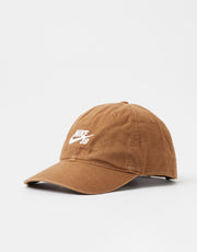 Nike SB Flat Bill Cap - Light British Tan/White