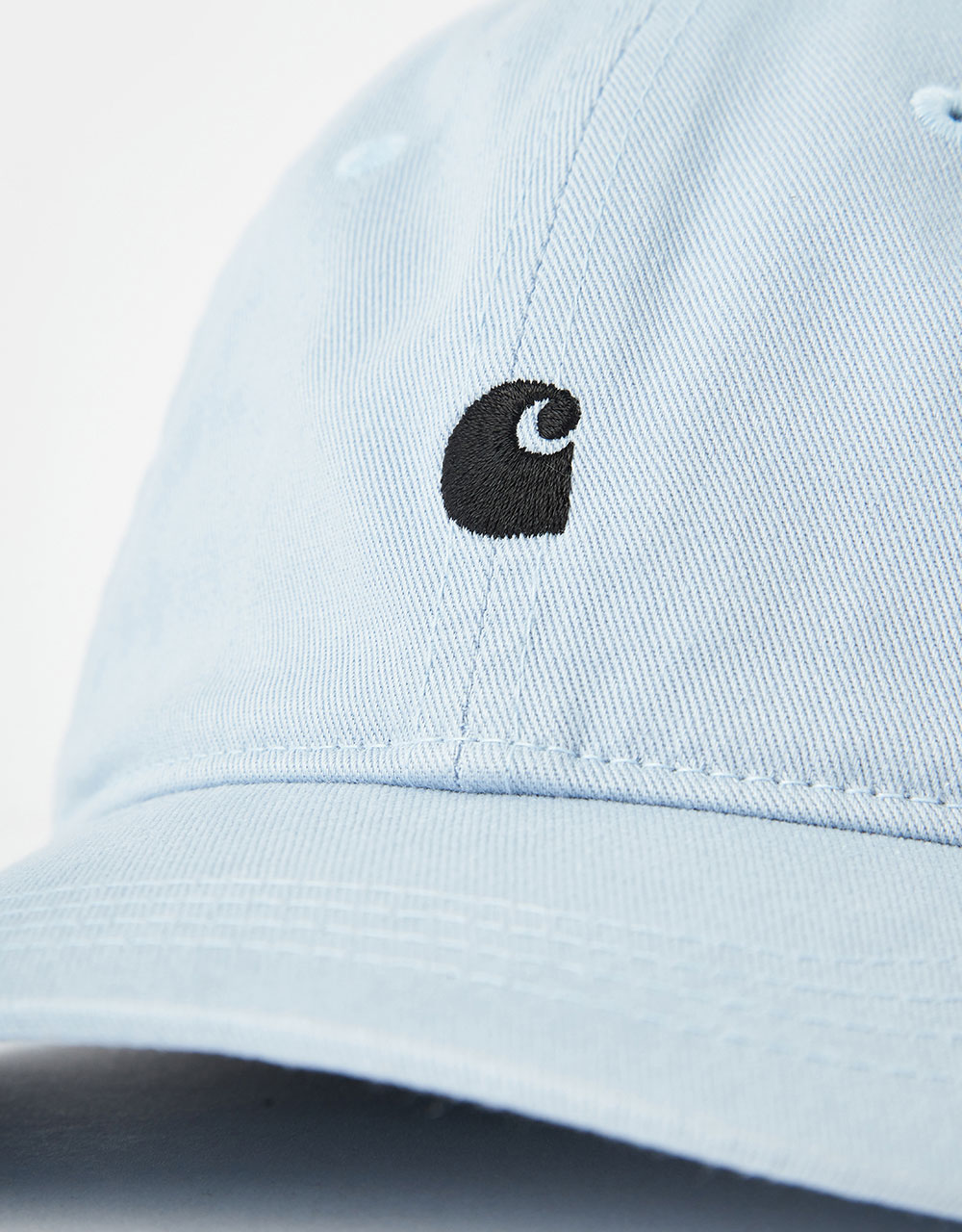 Carhartt WIP Madison Logo Cap - Frosted Blue/Black