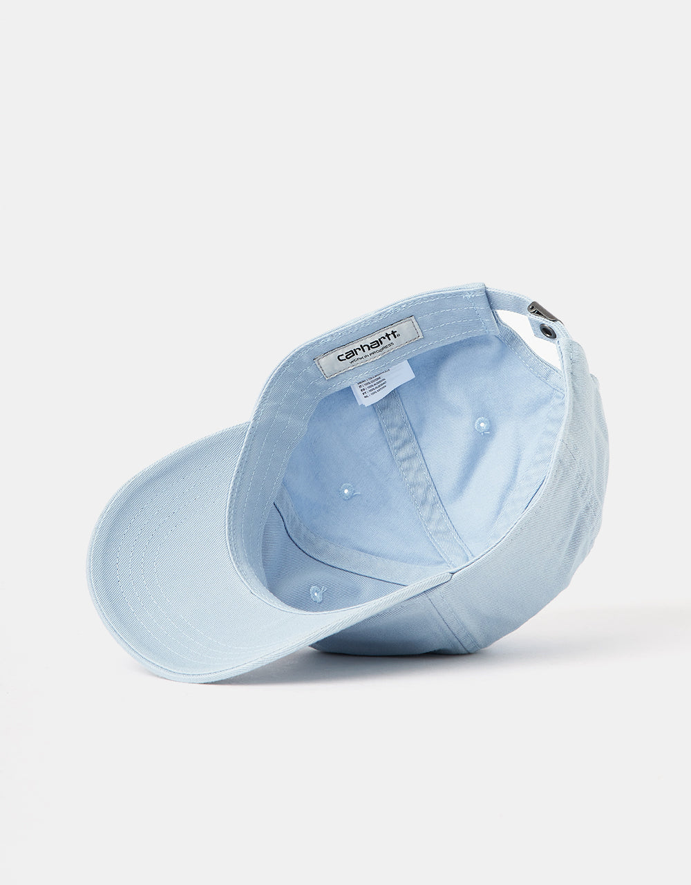 Carhartt WIP Madison Logo Cap - Frosted Blue/Black