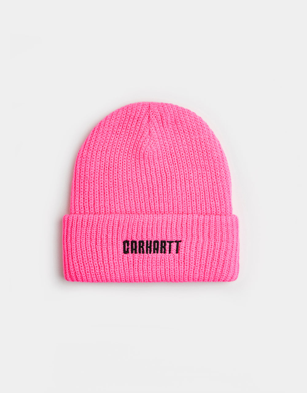 Carhartt WIP Industry Beanie - Lumo Pink/Black