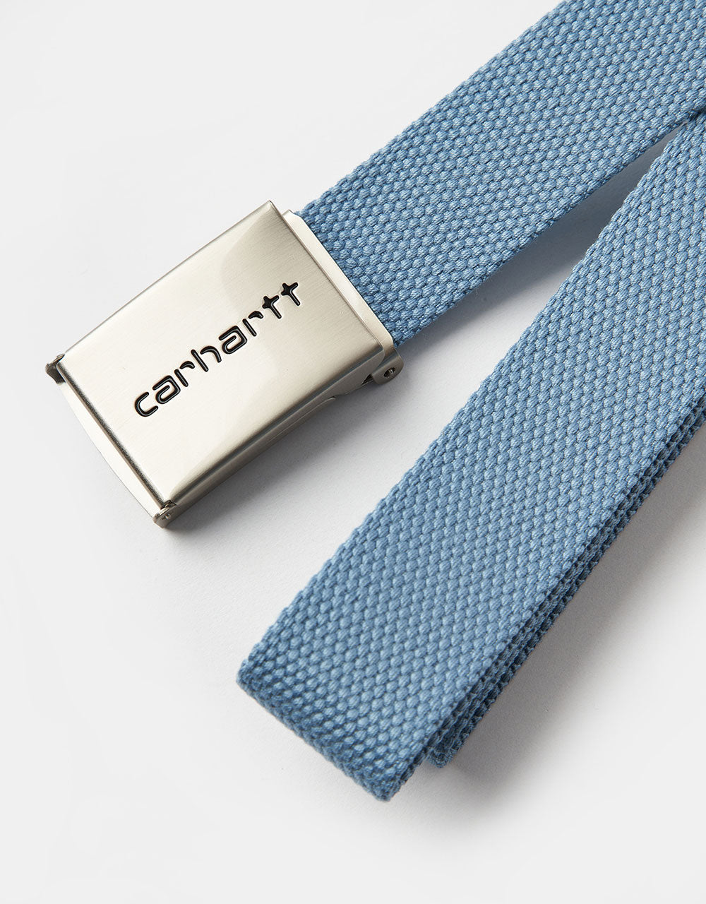 Carhartt WIP Chrome Clip Web Belt - Frosted Blue