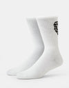 Carhartt WIP Heartbreaker Socks - White/Black