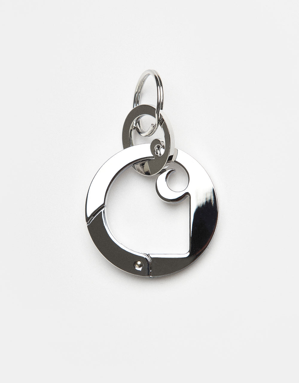 Carhartt WIP Charms Carabiner Keychain - Silver