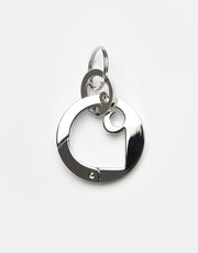 Carhartt WIP Charms Carabiner Keychain - Silver