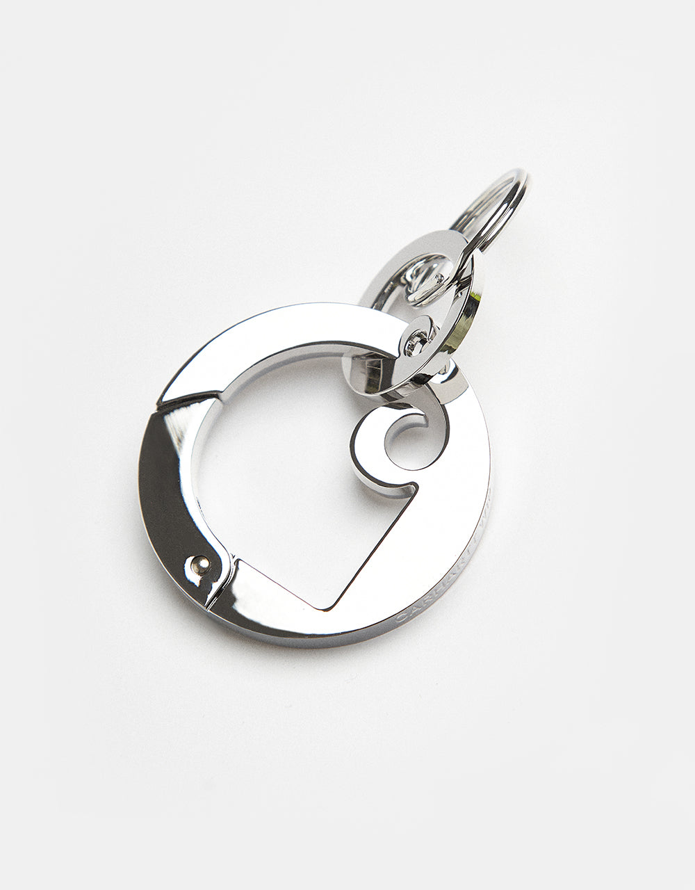 Carhartt WIP Charms Carabiner Keychain - Silver