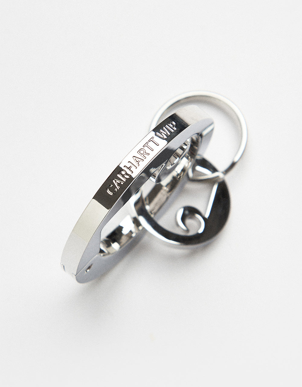 Carhartt WIP Charms Carabiner Keychain - Silver