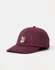 HUF Bloom Curved Visor Cap - Raisin