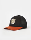 Santa Cruz Roskopp Destruct Dot Cap - Black/Pumpkin