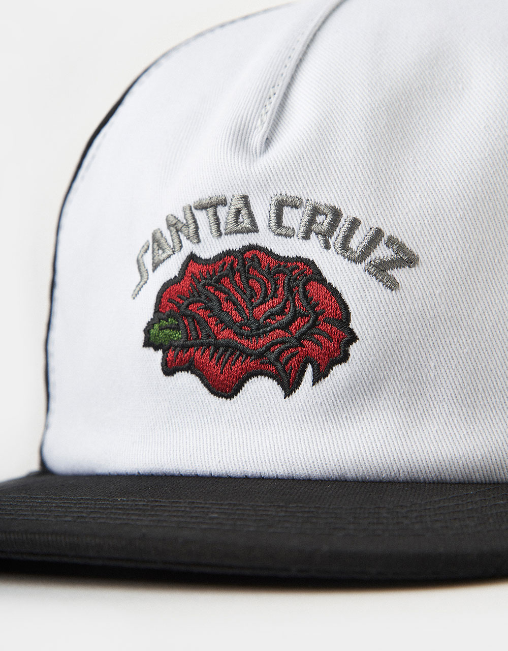 Santa Cruz Dressen Roses Solo Cap - White/Black