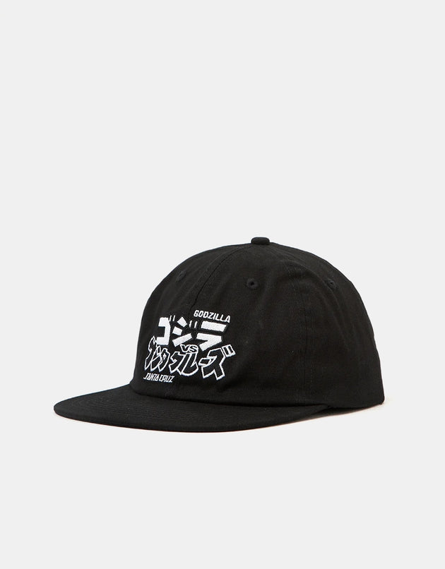 Santa Cruz x Godzilla Snapback Cap - Black