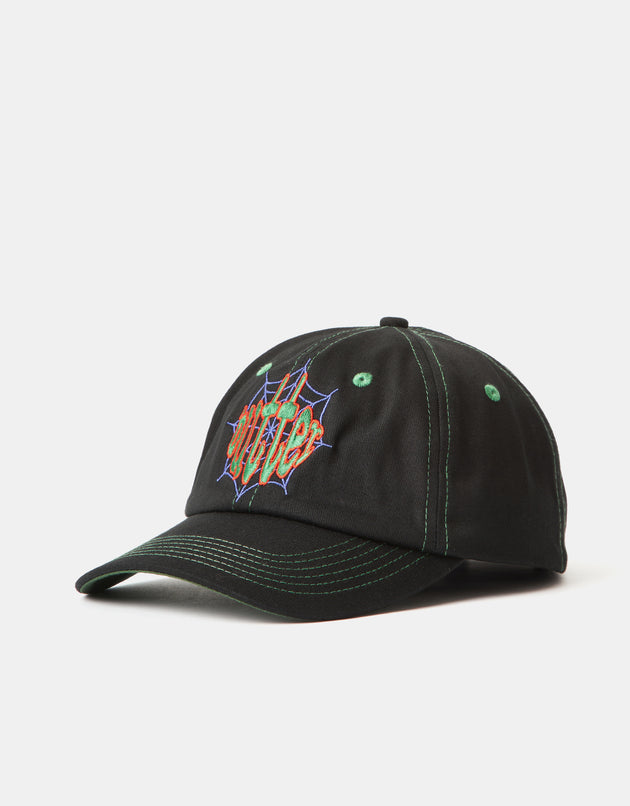 Butter Goods Frenzy 6 Panel Strapback Cap - Black