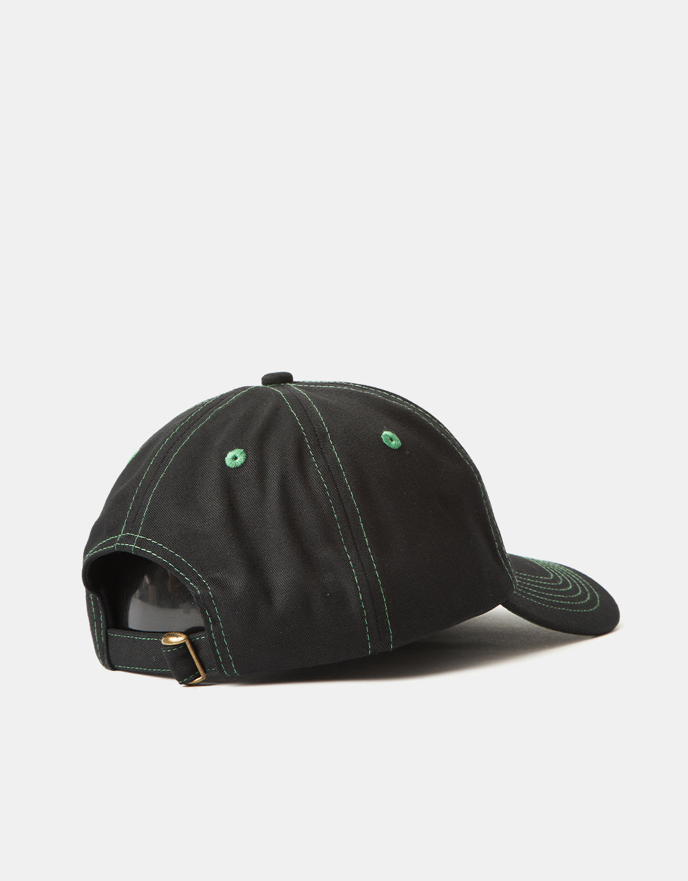 Butter Goods Frenzy 6 Panel Strapback Cap - Black