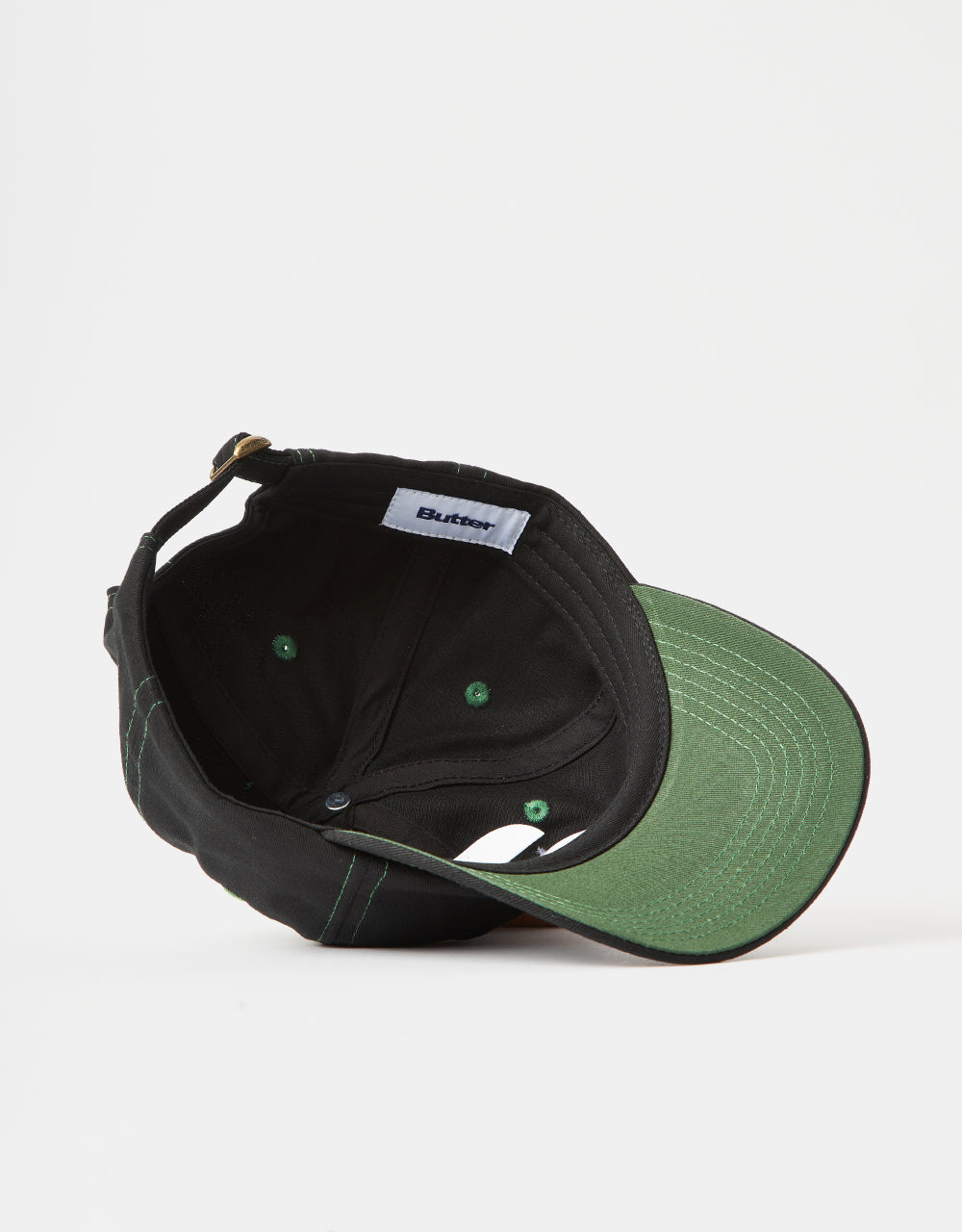 Butter Goods Frenzy 6 Panel Strapback Cap - Black