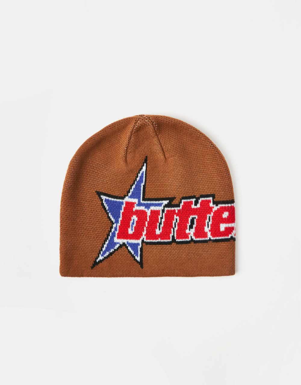 Butter Goods Racer Skully Beanie - Rust