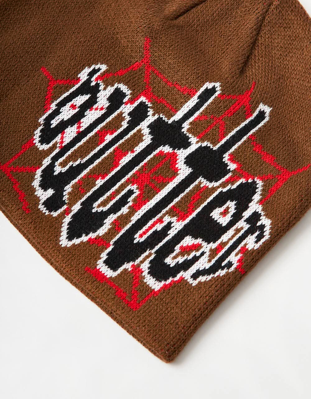 Butter Goods Frenzy Skully Beanie - Brown