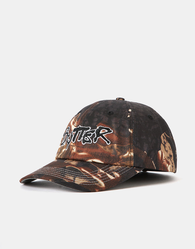 Butter Goods Radio 6 Panel Strapback Cap - Forest Camo