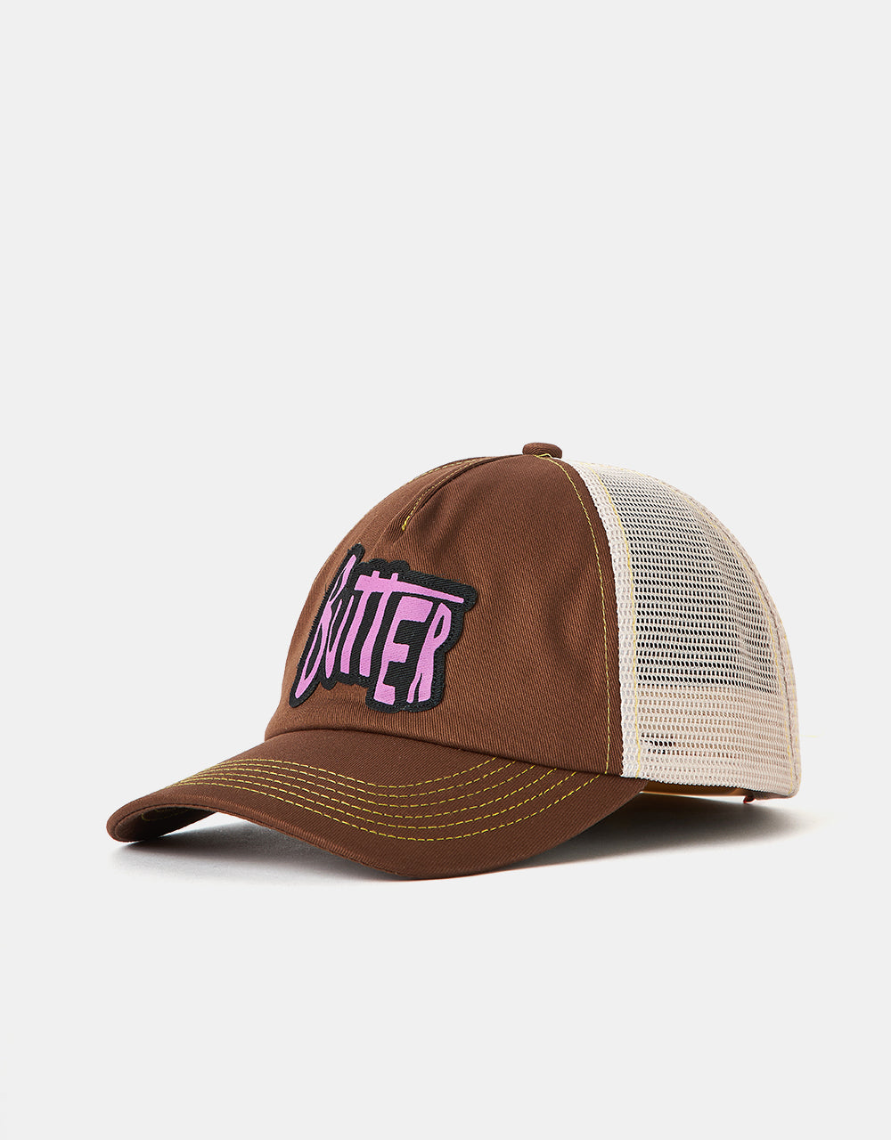 Butter Goods Sketch Trucker Cap - Walnut