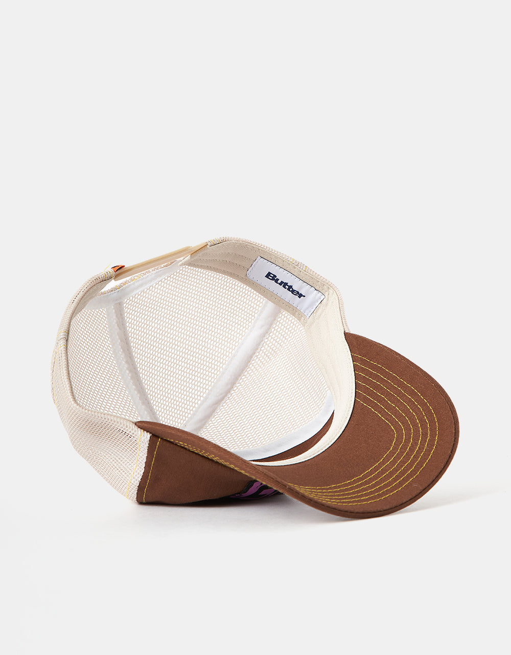 Butter Goods Sketch Trucker Cap - Walnut