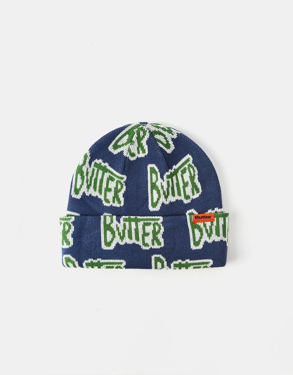 Butter Goods Sketch Cuff Beanie - Navy