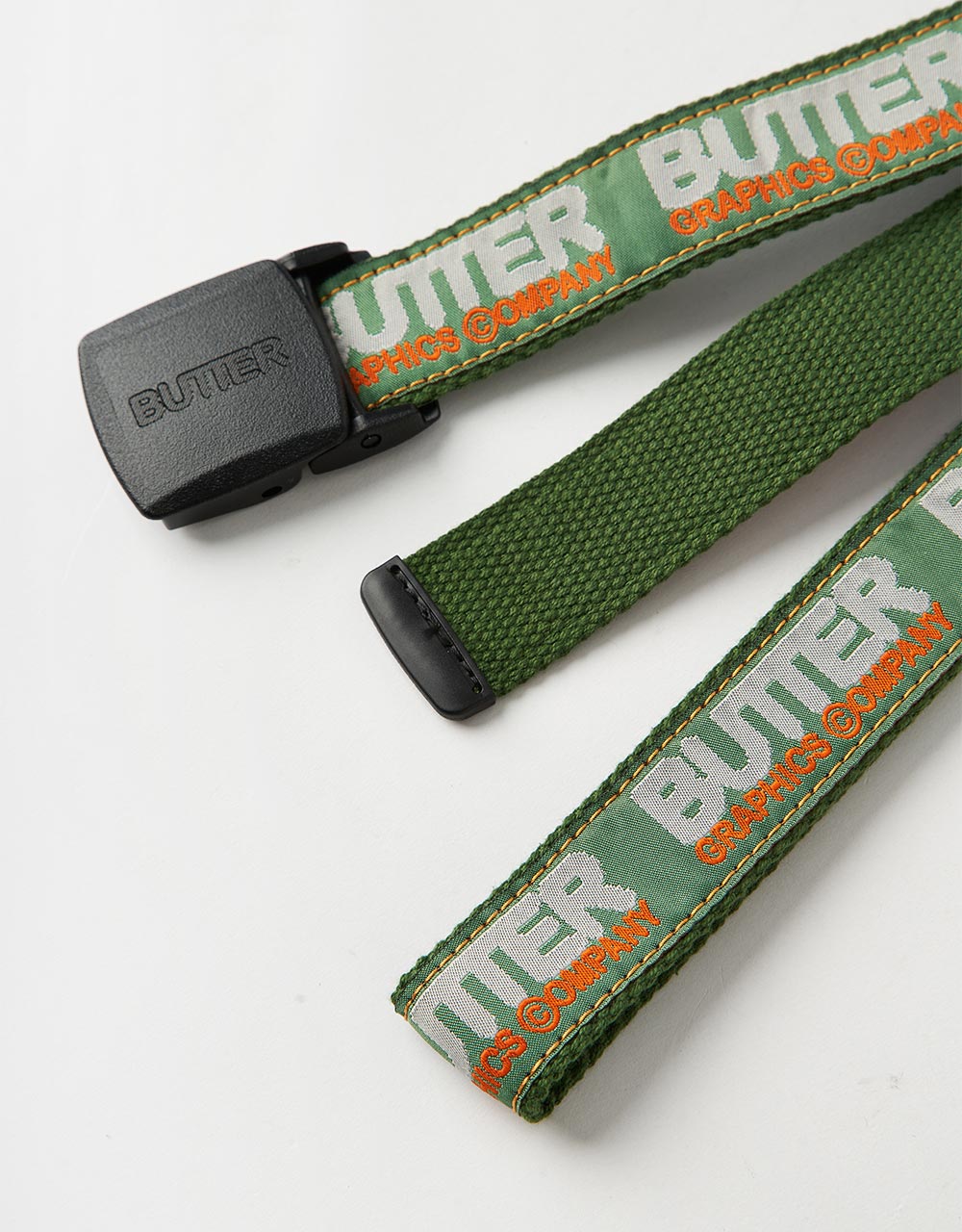 Butter Goods Program Woven Belt - Green